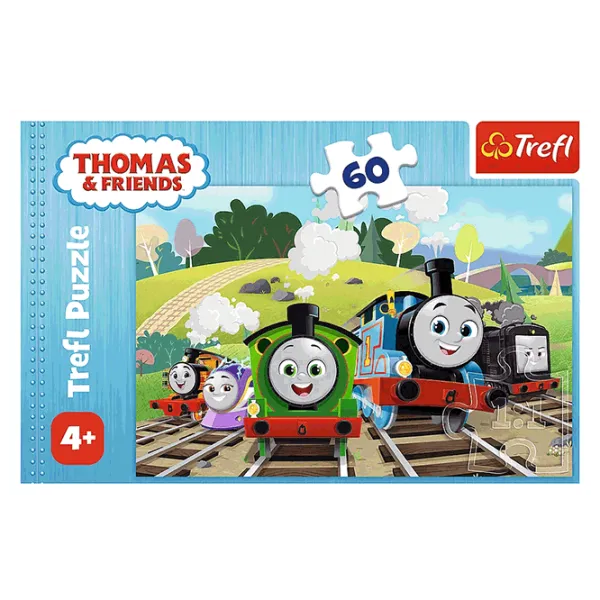 Puzzle Trefl Thomas on a trip 3+/ Количество деталей: 60 photo 2