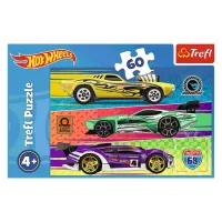 Puzzle Trefl Race Mattel Hot Wheels 4+/ Numărul de piese: 60 photo 2