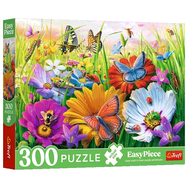 Puzzle Trefl Insects in the Meadow 9+/ Количество деталей: 300 photo 1