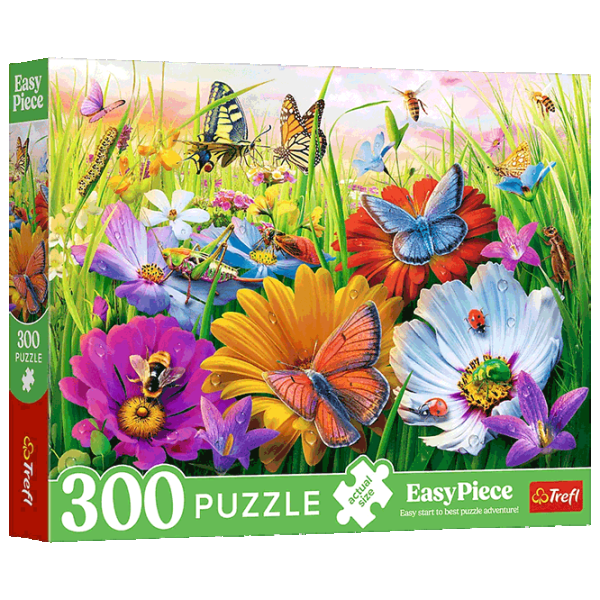 Puzzle Trefl Insects in the Meadow 9+/ Количество деталей: 300 photo 1