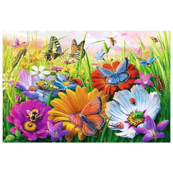 Puzzle Trefl Insects in the Meadow 9+/ Количество деталей: 300 photo 2
