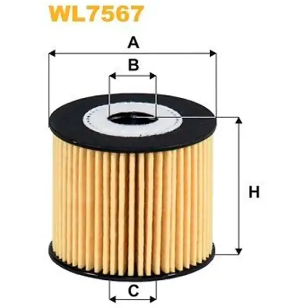 Масляный фильтр Wix Filters WL7567 WX-WL7567 photo 2