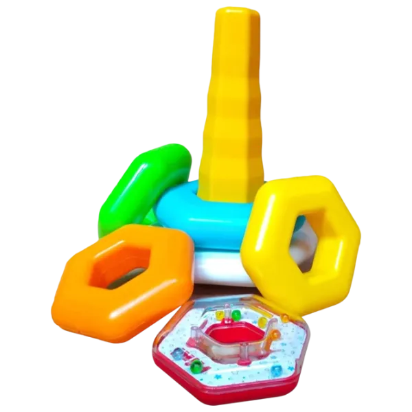Joc educativ Ucar Toys Pyramid 1.5+/ Joc de logică photo 2