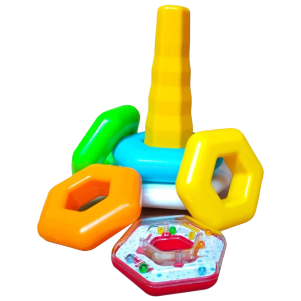 Joc educativ Ucar Toys Pyramid 1.5+/ Joc de logică photo 2