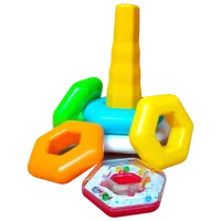 Развивающий набор Ucar Toys Pyramid 1.5+/ Логическая игра photo 2