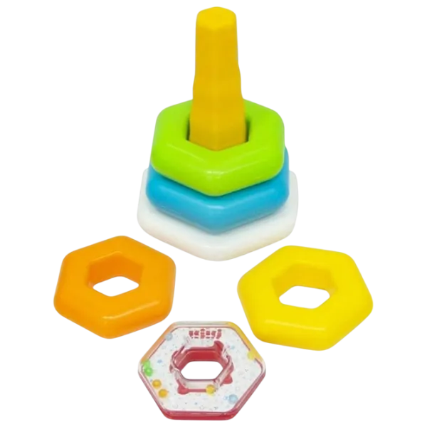 Joc educativ Ucar Toys Pyramid 1.5+/ Joc de logică photo 3