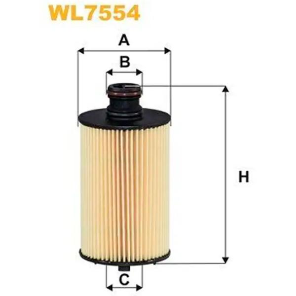Filtru de ulei Wix Filters WL7554 WX-WL7554 photo 2 Filtru de ulei Wix Filters WL7554 WX-WL7554 photo 2