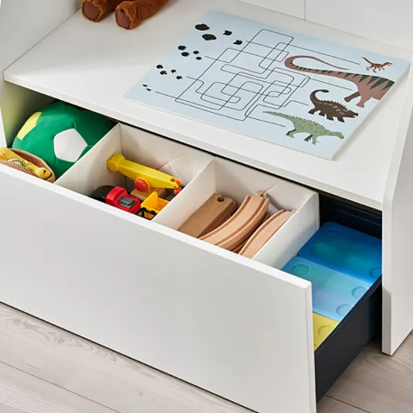 Etajeră Ikea Bergig 101 x 80 x 43 cm / PAL / White photo 3 Etajeră Ikea Bergig 101 x 80 x 43 cm / PAL / White photo 3