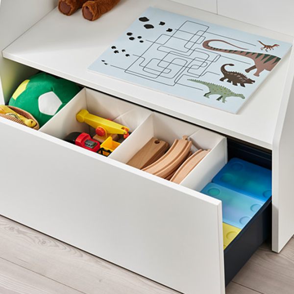 Etajeră Ikea Bergig 101 x 80 x 43 cm / PAL / White photo 3 Etajeră Ikea Bergig 101 x 80 x 43 cm / PAL / White photo 3