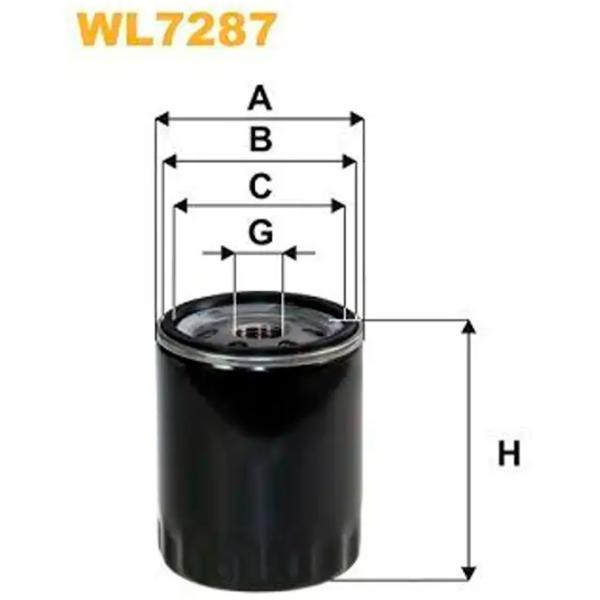 Масляный фильтр Wix Filters WL7287 WX-WL7287 photo 2