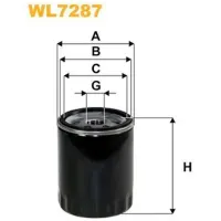 Filtru de ulei Wix Filters WL7287 WX-WL7287 photo 2