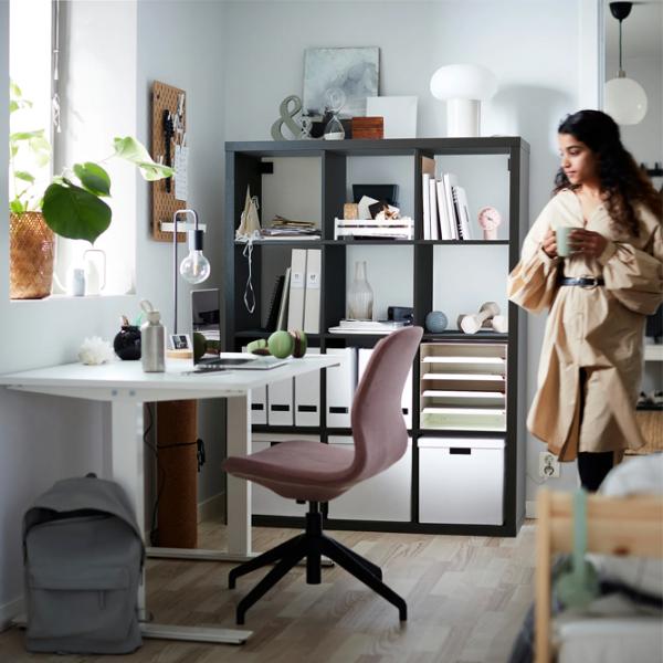 Стеллаж Ikea Kallax 147 x 112 x 39см cm / ЛДСП / Темно Коричневый photo 4