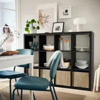 Стеллаж Ikea Kallax 147 x 112 x 39см cm / ЛДСП / Темно Коричневый photo 5