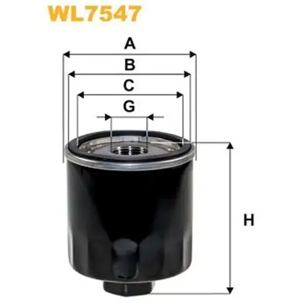Масляный фильтр Wix Filters WL7547 WX-WL7547 photo 2