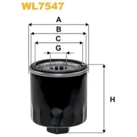 Filtru de ulei Wix Filters WL7547 WX-WL7547 photo 2