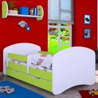 Детская кровать Happy Babies Happy L08 90 x 190 см / ПВХ / Зеленый photo 2