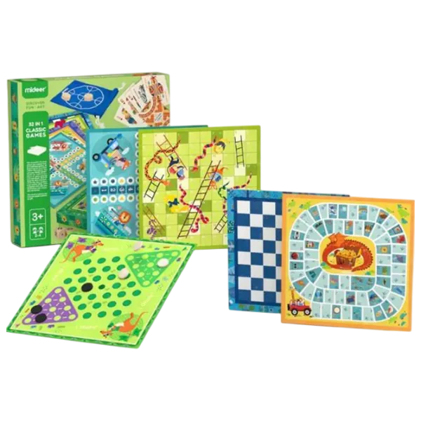 Настольная игра Mideer 32 in 1 Classic Games 3+/ Стратегия photo 2