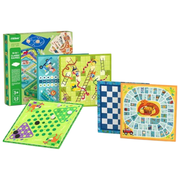 Настольная игра Mideer 32 in 1 Classic Games 3+/ Стратегия photo 2