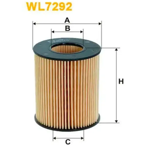 Filtru de ulei Wix Filters WL7292 WX-WL7292 photo 2