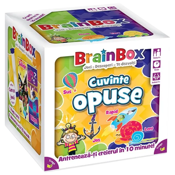 Joc de masă BrainBox Opposing words 4+/ Dezvoltare photo 1 Joc de masă BrainBox Opposing words 4+/ Dezvoltare photo 1