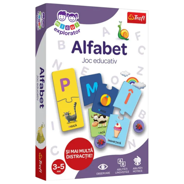 Joc educativ Trefl ABC Little Explorer 3+/ Dezvoltare photo 1