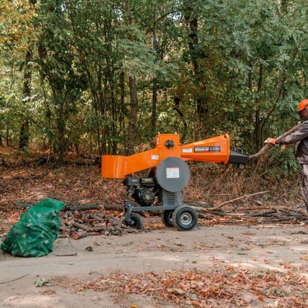 Измельчитель для веток Technoworker TC 15-140 B 114 дБ / 1100 Вт photo 4