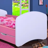 Детская кровать Happy Babies Happy L10 90 x 200 см / ПВХ / Розовый photo 4