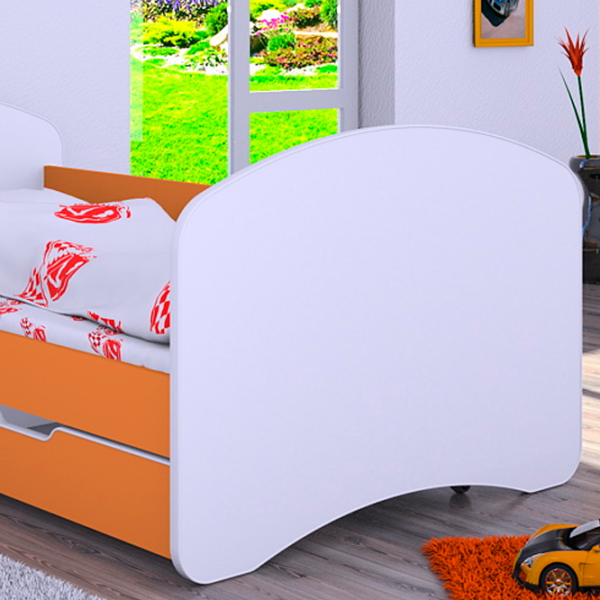 Pat pentru copii Happy Babies Happy L10 90 x 200 cm / PVC / Orange photo 4 Pat pentru copii Happy Babies Happy L10 90 x 200 cm / PVC / Orange photo 4