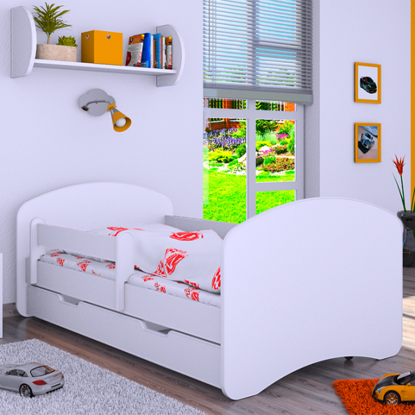 Детская кровать Happy Babies Happy L10 90 x 200 см / ПВХ / Белый photo 3 Детская кровать Happy Babies Happy L10 90 x 200 см / ПВХ / Белый photo 3