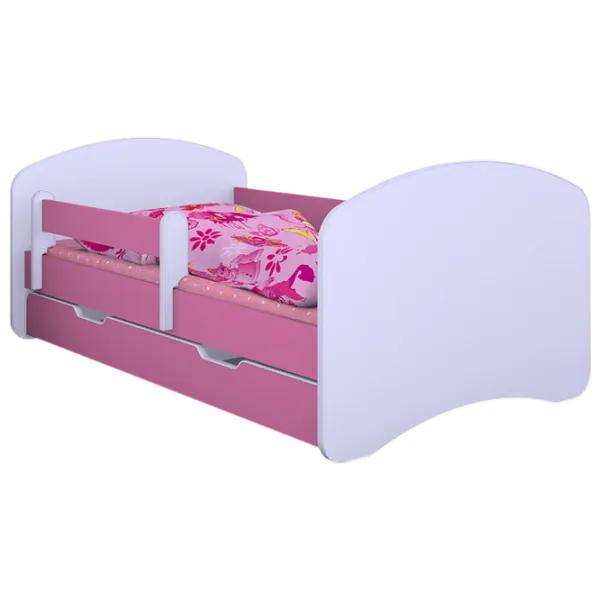 Pat pentru copii Happy Babies Happy L06 90 x 180 cm / Placa / Pink photo 1 Pat pentru copii Happy Babies Happy L06 90 x 180 cm / Placa / Pink photo 1