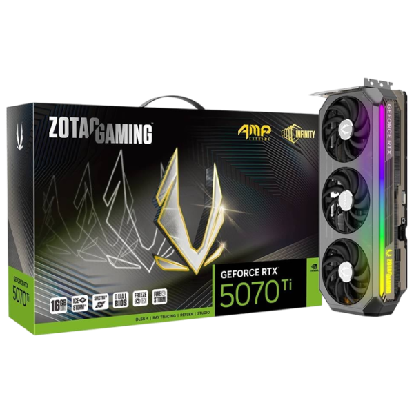 Placă video Zotac GeForce RTX 5070 Ti AMP Extreme INFINITY PCI Express x16 5.0 / 16 GB photo 6