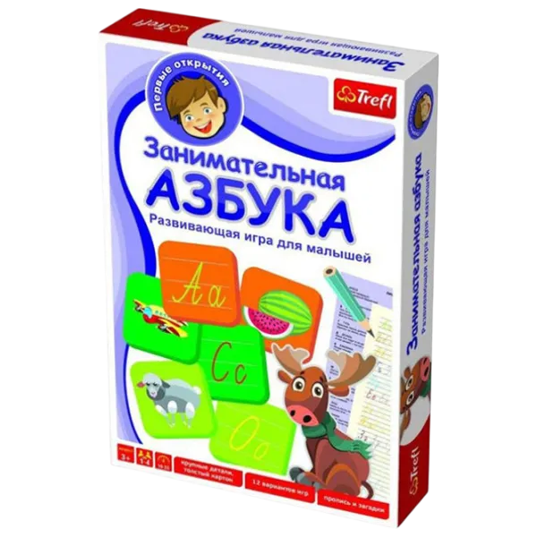 Joc educativ Trefl Interesting alphabet 3+/ Dezvoltare photo 1