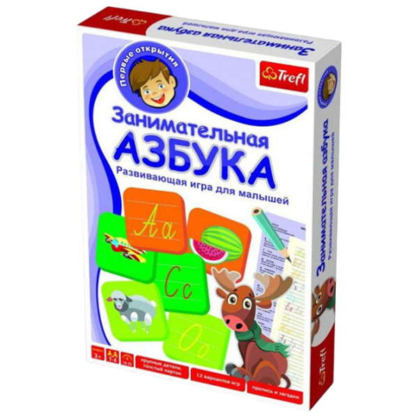 Joc educativ Trefl Interesting alphabet 3+/ Dezvoltare photo 1