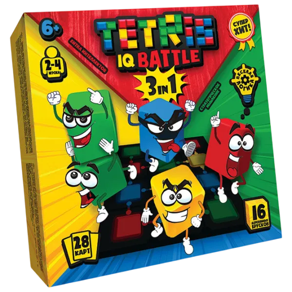 Настольная игра Insportline Tetris IQ Battle 6+/ Стратегия photo 1