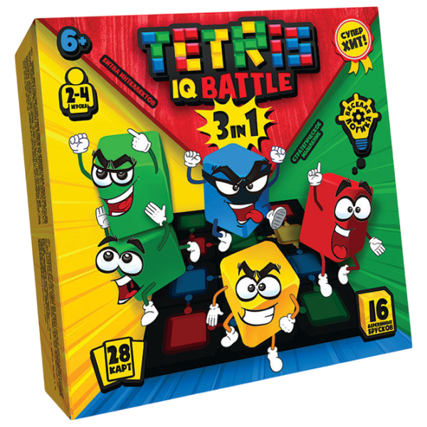 Настольная игра Insportline Tetris IQ Battle 6+/ Стратегия photo 1