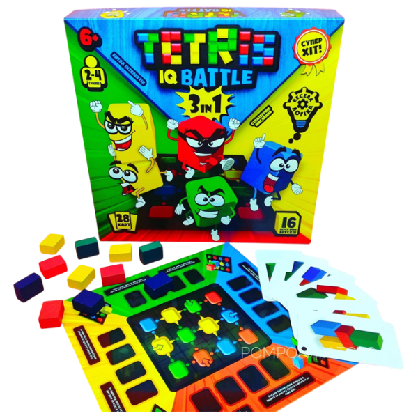 Настольная игра Insportline Tetris IQ Battle 6+/ Стратегия photo 2