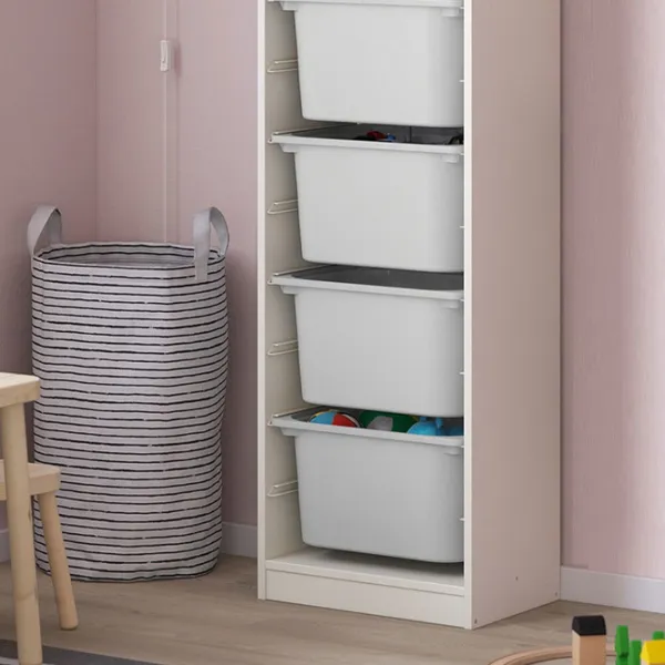 Etajeră cu containere Ikea Trofast  145 x 46 x 30 cm / PAL / White photo 3
