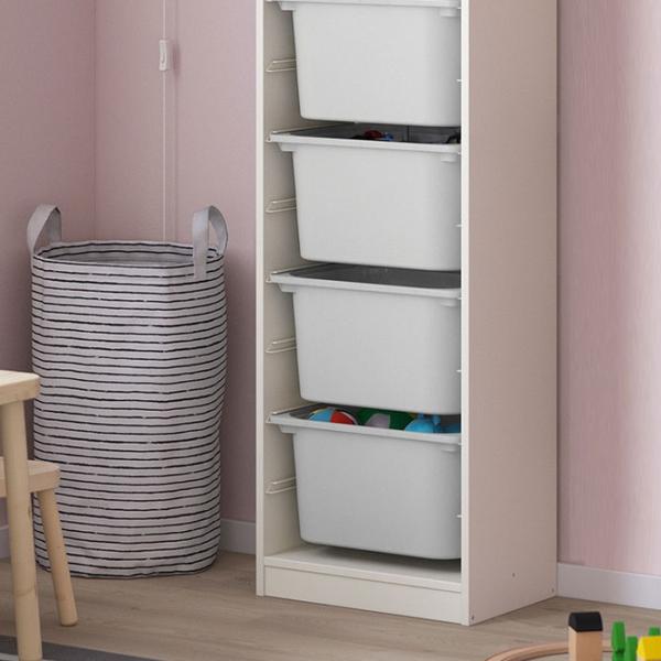 Etajeră cu containere Ikea Trofast  145 x 46 x 30 cm / PAL / White photo 3