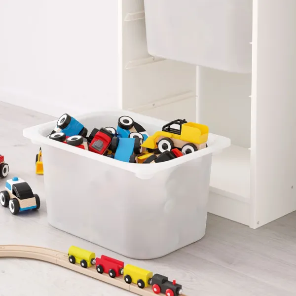 Etajeră cu containere Ikea Trofast  145 x 46 x 30 cm / PAL / White photo 5
