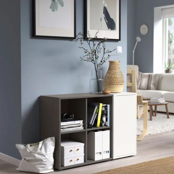 Стеллаж Ikea Eket 72 x 105 x 35см cm / ЛДСП / White photo 3 Стеллаж Ikea Eket 72 x 105 x 35см cm / ЛДСП / White photo 3