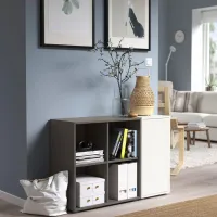 Стеллаж Ikea Eket 72 x 105 x 35см cm / ЛДСП / White photo 3