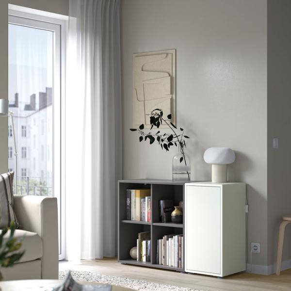 Стеллаж Ikea Eket 72 x 105 x 35см cm / ЛДСП / White photo 4 Стеллаж Ikea Eket 72 x 105 x 35см cm / ЛДСП / White photo 4