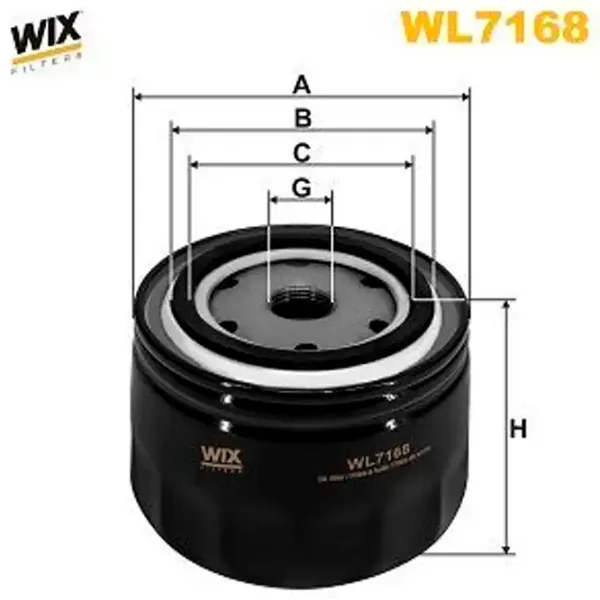 Масляный фильтр Wix Filters WL7168 WX-WL7168 photo 5 Масляный фильтр Wix Filters WL7168 WX-WL7168 photo 5