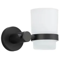 Pahar pentru periuțe de dinți Frap F30206 Sticlă / Black / Pe perete
