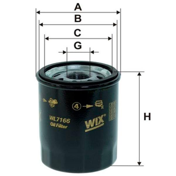 Filtru de ulei Wix Filters WL7166 WX-WL7166 photo 3