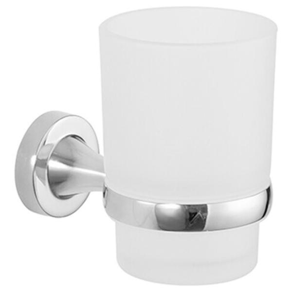 Pahar pentru periuțe de dinți Frud R15106 Sticlă / Chrome / Pe perete photo 1