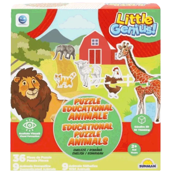 Puzzle Noriel Smile Games 2+/ Numărul de piese: 36 photo 1