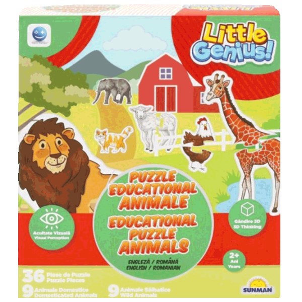 Puzzle Noriel Smile Games 2+/ Numărul de piese: 36 photo 1