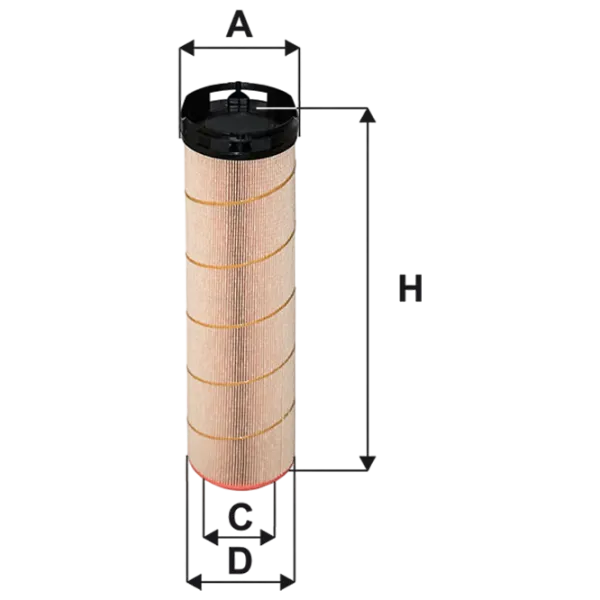 Filtru de aer Wix Filters WA9485 WX-WA9485 photo 1