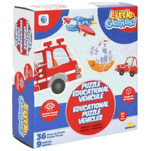 Puzzle Noriel Vehicule 3+/ Numărul de piese: 36 photo 1